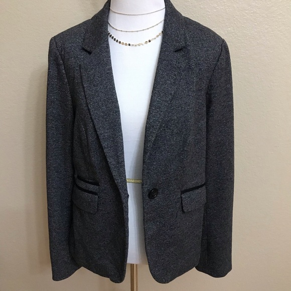 The Limited Jackets & Blazers - The limited grey space dye blazer